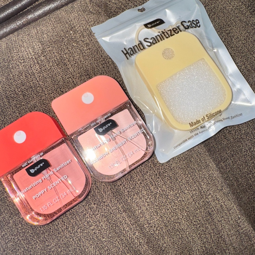 BPure hand sanitizer and case